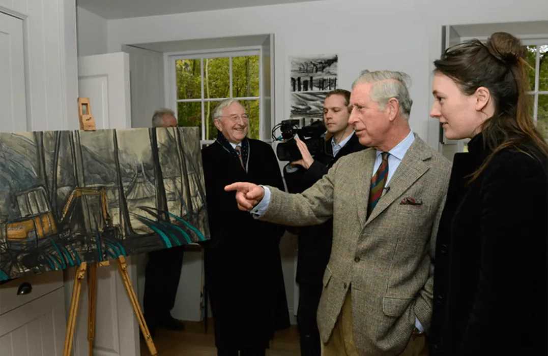 King Charles III gets busy with his pencil